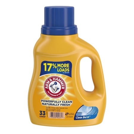 Arm & Hammer Arm & Hammer Clean Burst Scent Laundry Detergent Liquid 1 qt 1 pk 94231